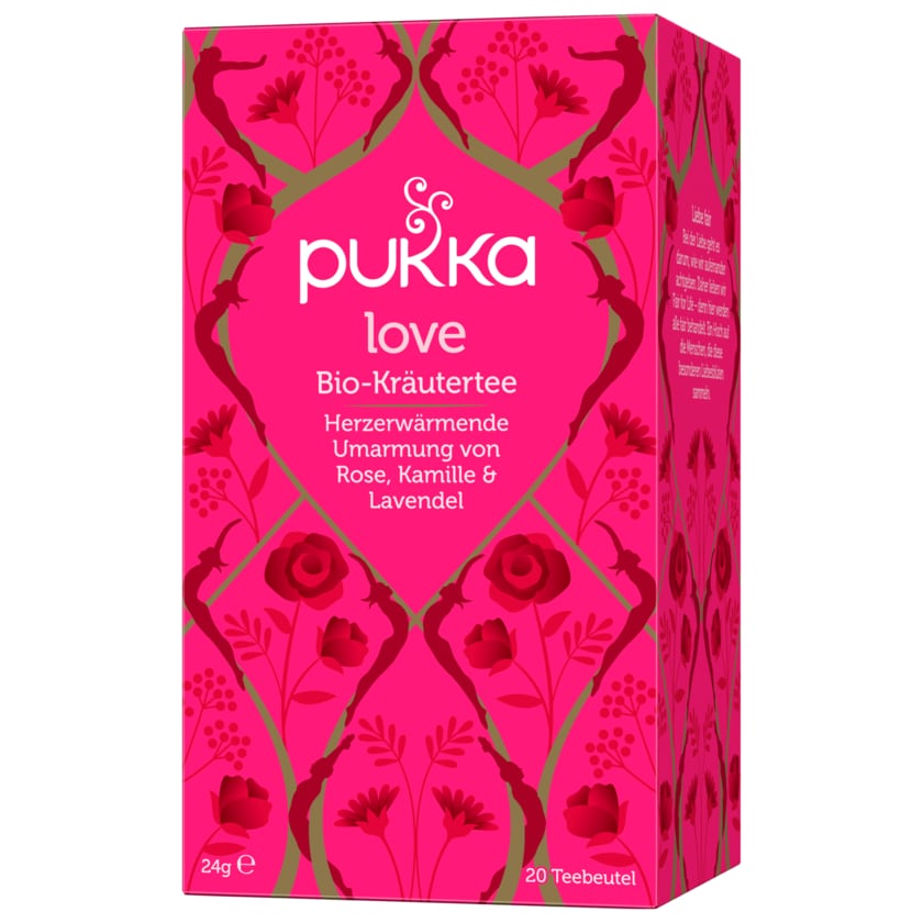 Pukka Love Bio Tee aus Rose, Kamille und Lavendelblüte 24g